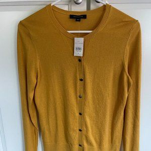 NWT Ann Taylor Metallic Button Ann Cardigan S